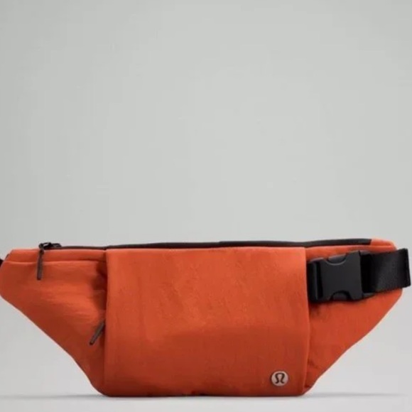 lululemon athletica Handbags - NWT LULULEMON Multi-Pocket Belt Bag Fanny pack Travel Pouch CANYON ORANGE